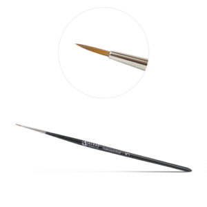 Pennello Aleas Cosmetics Kolinsky Nail Art sottile corto N°1