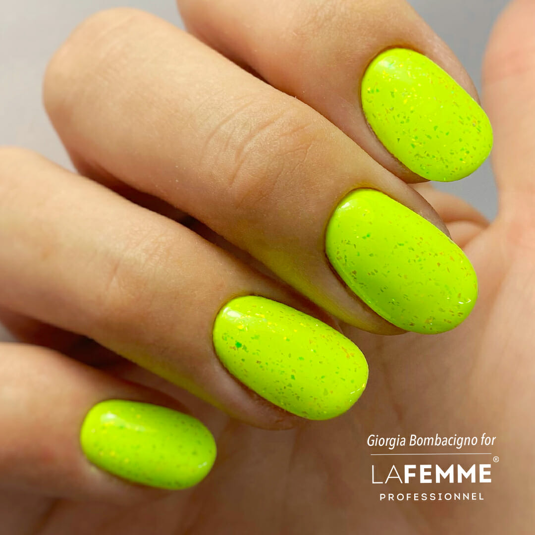 Unghie Verde Lime Nail Art