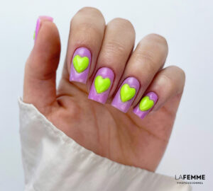 Unghie in Rilievo - Cuori