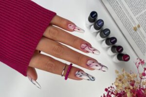 Unghie Invernali con Fiori