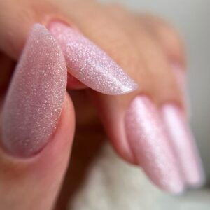 Unghie Acrygel Rosa Shimmer