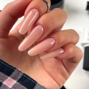 Unghie Nude Gel Soft Peach Builder La Femme