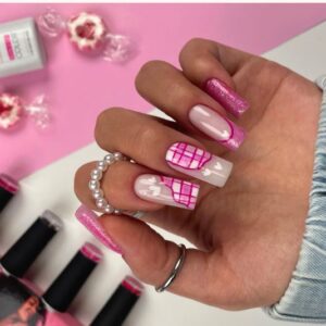 Unghie San Valentino Rosa - Picnic Romantico