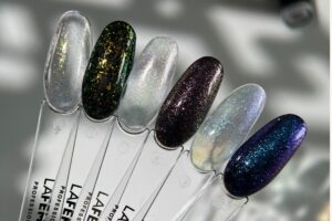 Top coat con Glitter La Femme