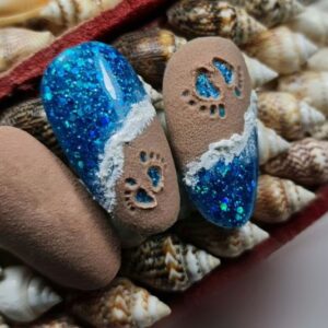 Nail Art Estiva Sabbia 3D