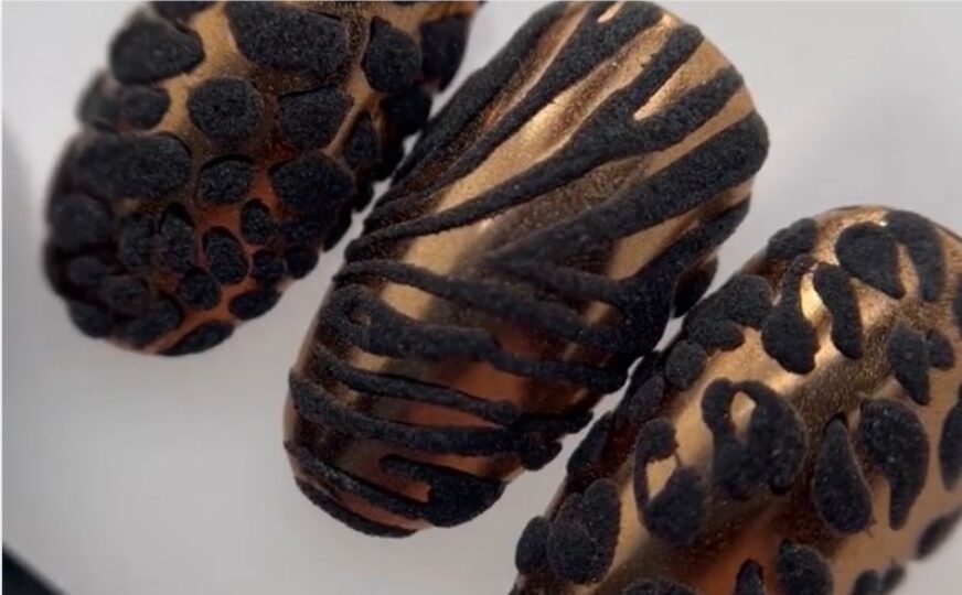 Nail Art 3D Animalier