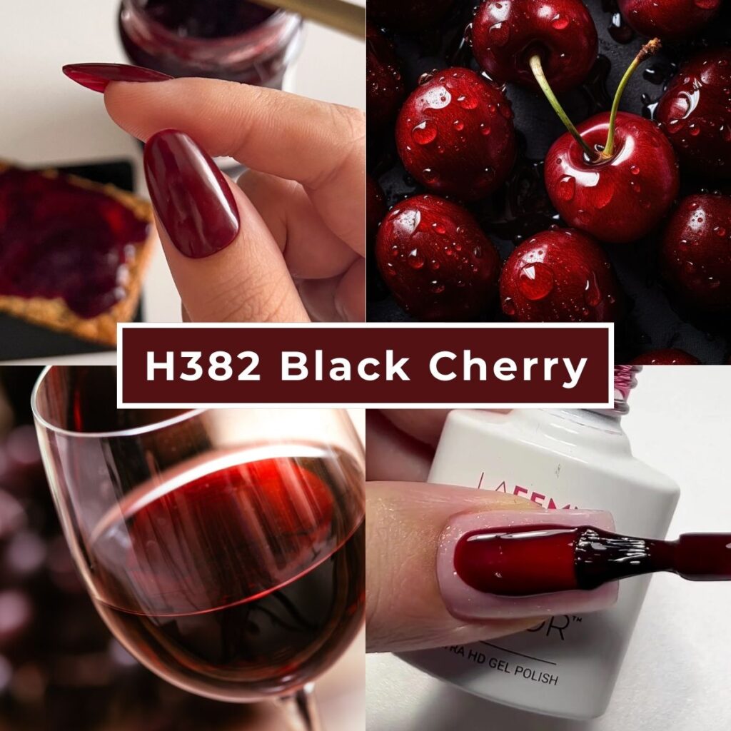 Semipermanente Rosso Burgundy Smalto Autunno Amarena