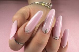 Ricostruzione Unghie Gel No Heat Baby Pink Glitter