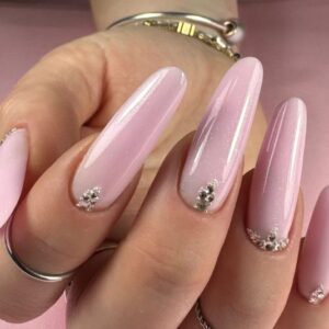 Ricostruzione Unghie Gel No Heat Baby Pink Glitter