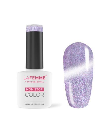 Semipermanente Viola Cateye glitter